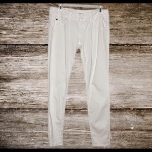 Hudson Collin Flap White skinny jeans size 30